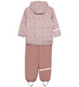 CeLaVi Rainwear Set   Aop W. Fleece   Pink   100