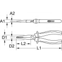 Ks Tools Kromvanadium Stål Beskyttelses Tang 200 Mm