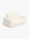 Alice &  Fox Cubbie  Brettbar Sofa 94x55cm White Teddy