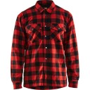 Blåkläder Flanellskjorte fôret Rød/Svart XXXL