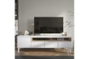 Roomers TV-benk 155,7 cm - Hvit/Eik