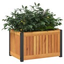 Plantekasse 45x30x27,5 cm helte akasie og stål