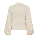 Co'Couture Dame Strikkevarer Beige L,