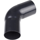 Plastmo bend Ø110mm 60° sort black 110 mm