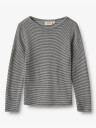 Wheat Wool T-Shirt Long Sleeve Alfie Blå 104