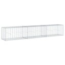  Gabionkurv med deksel 300x50x50 cm galvanisert jern