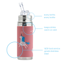 Pura kiki ISOLERT sugerørflaske 260ml   Unicorn