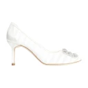Manolo Blahnik Dame Sko Hvit 40 EU,