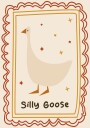 Silly Goose Illustration Plakat Plakat / 40x50cm