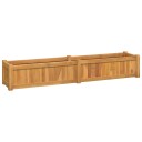 vidaXL Høybed 150x30x25 cm heltre teak