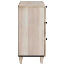  Nattbord med skuff Beige 50 x 33 x 60 cm heltre mango