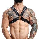 MaleBasics DNGEON X Cross Chain Kroppssele - Svart