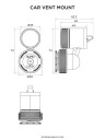 Quad Lock Car Vent Mount
