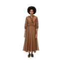 Iblues Dame Kjoler Brun 2XS,