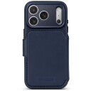 Decoded Lommebokdeksel i skinn med MagSafe til iPhone 18 Pro Midnattsblå
