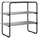 vidaXL Konsollbord Grå Sonoma 60 x 41 x 75 cm Konstruert tre