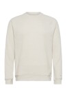 Champion Crewneck Long Sleeve T Shirt   CreaM