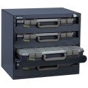 Raaco Sortimentsboks Safebox Med 4 Bokser Svart 403x451x330mm