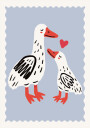 Mother duck and duckling Plakat Plakat / 50x70cm