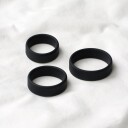 Sinful Premium Silikon Penisring Sett 3 stk    - Svart