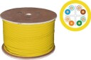 Alantec U/Utp Kabel Kat.6 Lsoh 4X2x23awg B2ca 500M Gul Belegg 25 Års Garanti Kvalitetstesting Av Intertek Laboratoriet Usa Alantec Alantec