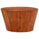 vidaXL Salongbord Ø 52x30 cm kraftig heltre mango