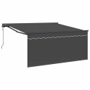  Innvendbar Markise Antrasittgrå Grå 350 x 250 cm