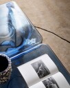 Soda Coffee Table 53x53 cm Blue Grey