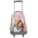 TOPModel 0013317 Trolley Skolesekk - 50x34x24 Cm - Rosa, Grå - 6+ År