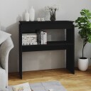 vidaXL Konsollbord svart 80x30x80 cm sponplate