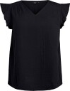Zizzi   Bluse Vvivu   Svart