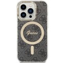 Guess MagSafe-iPhone 15 Pro-deksel IML 4G Svart
