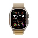 Apple Watch Ultra 2 49mm GPS+CEL (Naturlig Titan/Tan Alpine Loop) M