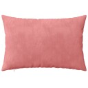 vidaXL Putetrekk 2 pcs HEERLEN Rosa 30 x 50 cm Fløyel