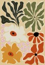 Mid century bouquet Plakat Plakat / 40x50cm