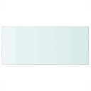 vidaXL Hyllepanel klart glass 50x25 cm