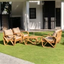 Stockamöllan Bålamöllan loungestol inkl. puter beige