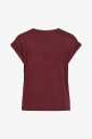 Vila   Topp viEllette S/s Satin   Rød