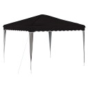 vidaXL Pop-up Festtelt 288 x 288 x 245 cm Svart Oxford Stoff