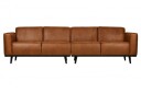 BePureHome Statement 4-seters. Modulær Sofa m/resirkulert skinn - Cognac