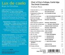 Clare College Choir, Cambridge, The Dmitri Ensemble  Lux De Caelo: Music For Christmas  CD