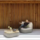 Dedon MDEAR høyre modul DGP pepper bold 0113 pepper touch 0238
