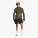 RevolutionRace Herre > Overdeler > Langermede skjorter Discipline Thermo Half zip Top Herre Dark Olive/Forest Night Størrelse:L