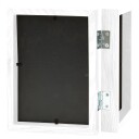 vidaXL Tofoldig fotorammekollasj hvit 2x(13x18 cm)