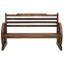vidaXL Hagebenk 112 cm heltre gran