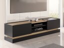 Zelric TV-benk 200 cm - Svart