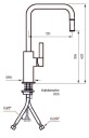 Tapwell Arm985 Kjokkenbatteri Honey Gold