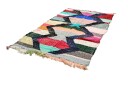 Marokkansk Boucherouite teppe 135 x 240 cm Størrelse: 135 x 240 cm