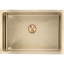 Lavabo Low servant, 49x34 cm, børstet messing