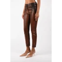 Elisabetta Franchi Dame Jeans Brun W29,